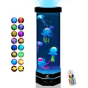 Lightahead LED Fantasy Fish Lamp with Color Changing Light Effects. A Sensory synthetic Fish Tank Aquarium Mood Lamp. LARGE (15 Inches Tall)
