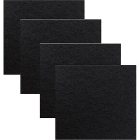 4 Pack Activated Charcoal Filters for Cat Litter Boxes Charcoal Filter Cat Litter Pans Filters Replacment Charcoal Filters Mat