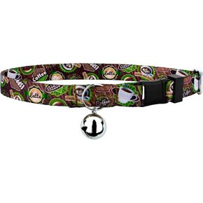 Country Brook Petz - Peaches Cat Collar - Tasty Collection with 5 Yummy Designs