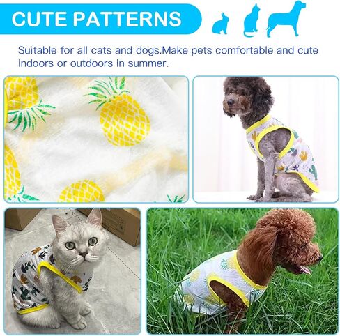 MEWMI&WANGW Dog Shirts Cooling Quick Dry Summer Dog Clothes in Saudi Arabia