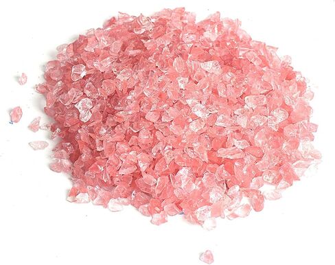 Alan Stone High Luster Reflective Fire Glass Gravel,Fire Gems,Fire Drops,Fire Glass Pebbles Stones Beads Chips for Fire Pit Fish Tank Aquarium Garden,3-6mm 305g/0.67lb (Orange Yellow) in Saudi Arabia
