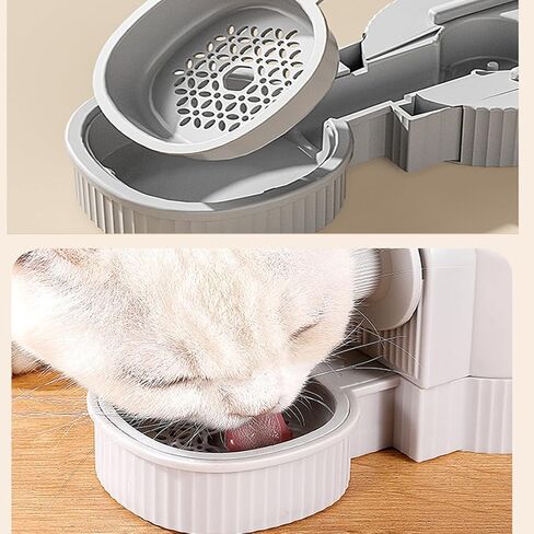 Cage Hanging Bowls Refillable Food Bowl Pet Dog Cat Bowls Kennel Crate Double Bowls for Food and Water with Automatic Water Food Dispense Feeder for Puppy Cat Rabbit (Water Bowl- Blue) in Saudi Arabia