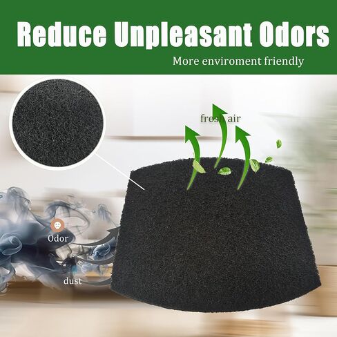 6 عبوات من مرشحات الكربون المتوافقة مع وعاء فضلات القطط ذو القلنسوة من بيتميت - مرشحات صندوق فضلات القطط السميكة والمتينة المصنوعة من الفحم المنشط، تمتص الروائح / تتحكم في الرطوبة من الحيوانات الأليفة / تحافظ على انتعاش المنزل in Kuwait