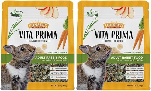 Sunseed Vita Prima غذاء الأرانب البالغ للتغذية الكاملة، 8 رطل، الموديل: 59772 in Kuwait