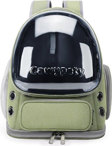 Cawypety Expandable Cat Backpack Large Space Cat Bubble Backpack Carrier in Kuwait