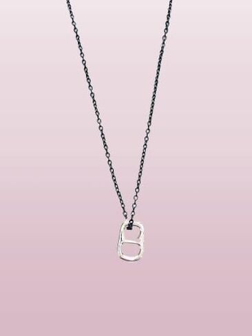 Soda Tab Necklace Silver Plated Obx Jewelry (Silver Plated Chain) in Saudi Arabia