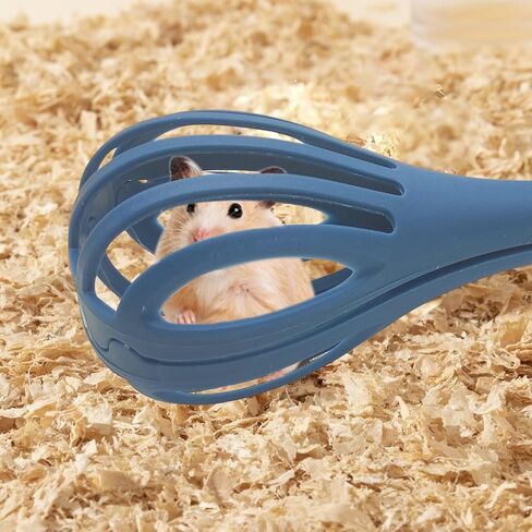 Andiker Anti-Bite Hamster Clips, 2Pcs Hamster Catcher with Long Handle to Pick Up The Small Pet, Observe Hamsters, Clean The Hamster Bedding, Hamster Accessories for Beginners (Yellow+Blue) in Saudi Arabia