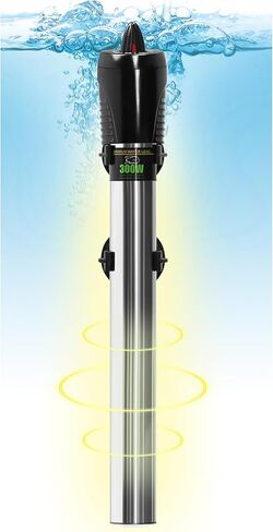 سخان حوض السمك TARARIUM لخزان الأسماك سعة 25-75 جالون من الفولاذ المقاوم للصدأ، ملحقات لوازم حوض السمك للاستخدام في المياه العذبة فقط in Kuwait