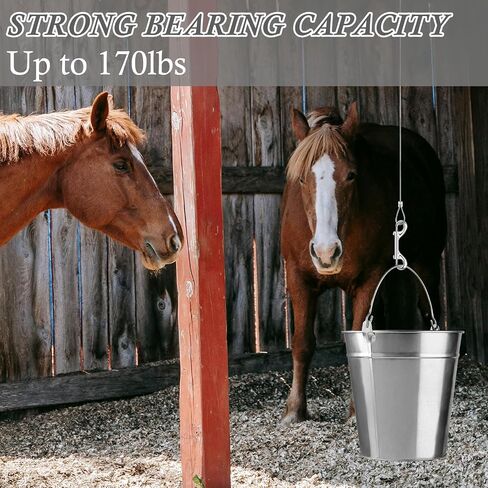ERKOON 15 Pack Double Ended Bolt Snap Hooks Extra Large 4.7inch Zinc Alloy Mental Clips Heavy-Duty Trigger Snaps for Horse Tack Water Bucket Feed Bucket Dog Leash Horse Pet Sling, 220LBS Load Capacity in Kuwait