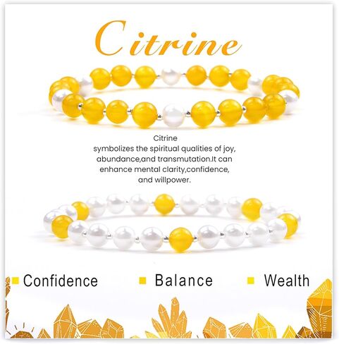 Aquamarine Bracelet - BFF Sister Bracelet - Pearl Bracelets for Women - Best Friend Bracelets for 2, Beaded Bracelets Mother Daughter Gift Friendship Gifts for Women in Saudi Arabia
