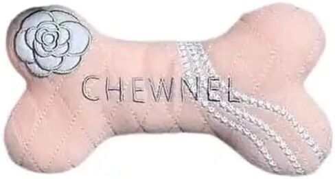Bone Squeaky Dog Toy for Aggressive Chewers - Fashion Luxury Design Chewing Squeaky Sounding Bone Training Pet Toy - Dog Plush Dental Chew Toy for Small, Medium, Large Breed (Sniffany & Co.) in Saudi Arabia