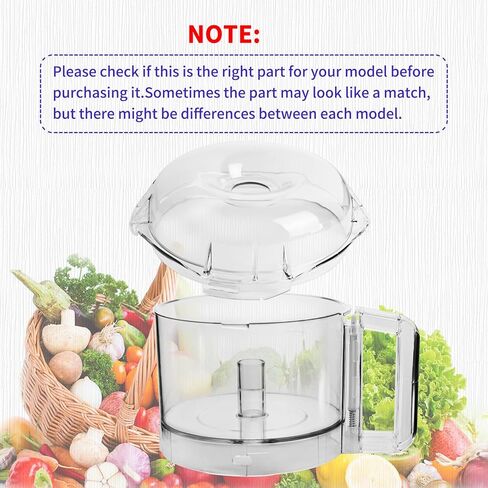 106458S 112203 طقم وعاء شفاف، 3 كوارت متوافق مع معالج الطعام Robot Coupe R2 in Kuwait