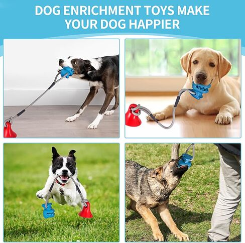 ألعاب أكواب الشفط للكلاب، ألعاب للكلاب للمضغ العدواني، لعبة حبل شد الحبل، لعبة تفاعلية محفزة عقليًا، ألعاب سحب للكلاب لتنظيف الأسنان، توزيع الطعام، التدريب in Kuwait