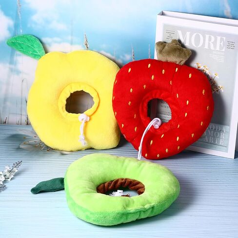 Avaner Cat Rabbit Recovery Collars: 3 Pcs Small Pet After Surgery Protective Cone Collars for Rabbit, Guinea Pig, Kitten in Kuwait