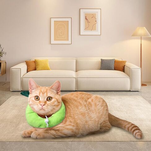 Avaner Cat Rabbit Recovery Collars: 3 Pcs Small Pet After Surgery Protective Cone Collars for Rabbit, Guinea Pig, Kitten in Kuwait