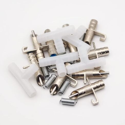 50PCS Automatic Water Rabbit Nipple Drinker Feeders for Rabbit Guinea Pig Ferret Rat Mouse Poultry Watering System (White) in Kuwait