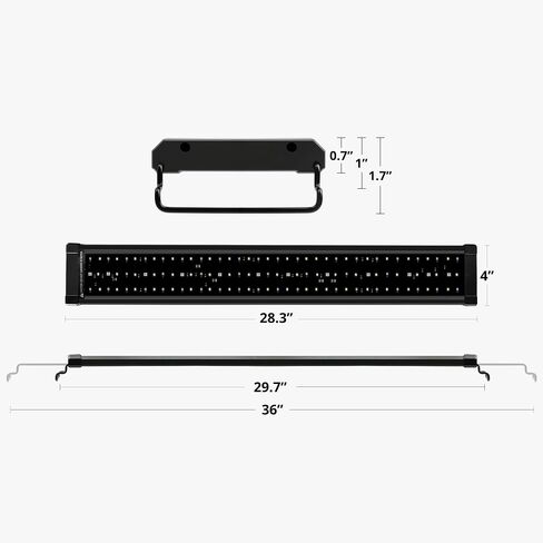 NICREW ClassicLED Marine Saltwater Aquarium Light, 48W for 48–60 inch Tanks in Kuwait