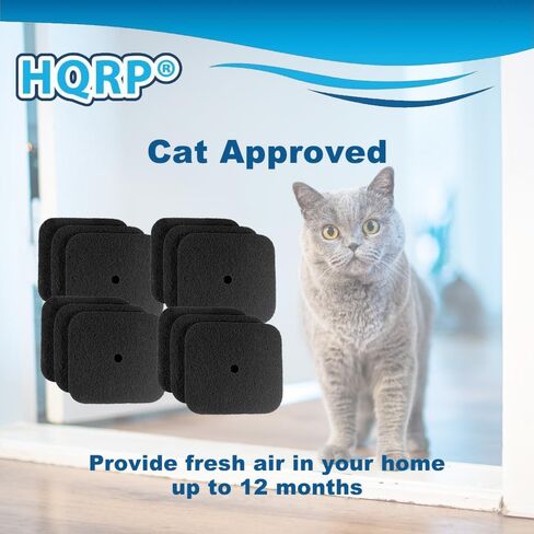 HQRP 6 عبوات من فلاتر الكربون البديلة المتوافقة مع مقالي فضلات القطط ذات القلنسوة من Catit 50685، 50700، 50701، 50702، 50722، 50695 و50696 in Saudi Arabia