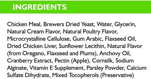 حلوى المسالك البولية الخالية من الحبوب من أونلي بت الطبيعية للحيوانات الأليفة مع مستخلص التوت البري وزيت الأنشوجة البرية وبذور الكتان لدعم صحة المسالك البولية - الدجاج والكريمة، 90 قطعة مضغ in Kuwait