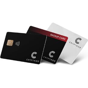 NFC Hardware Wallet Card - Dual Cards Set: User-Friendly Crypto Storage with Secure Key Ownership, Easy Setup, and Advanced Blockchain Security