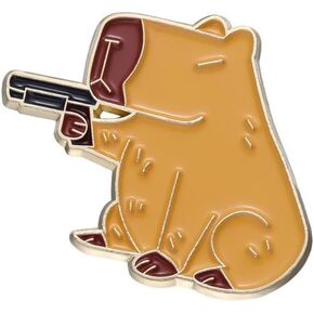 Funny Capybara Brooch Gifts for Animal Lovers Enamel Pins
