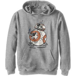 STAR WARS Boy's The Rise of Skywalker BB-8 Lighter Pull Over Hoodie
