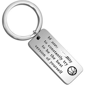 Basketball Star Inspiration Keychain Gift Basketball Star Memorial Souvenir Gift