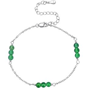 TIGER RIDER Bracelets Anklets for Women S925 Sterling Silver Beaded Bracelet Beach Jewelry