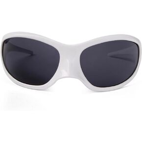 Fashion Oversized Futuristic Sunglasses for Women Men, Y2K Wrap Around Alien Style Accessories for Party