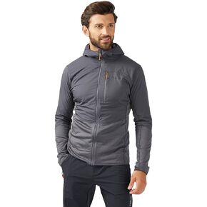 RAB Men's Ascendor Summit Full-Zip Lightweight Hooded Fleece Jacket for Climbing, Hiking, & Mountaineering
