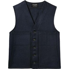 Filson Mens Mackinaw Wool Vest Navy Large in Kuwait
