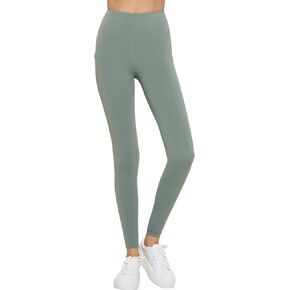 Womens High Waist, Bottom Lifting Nylon Yoga Leggings