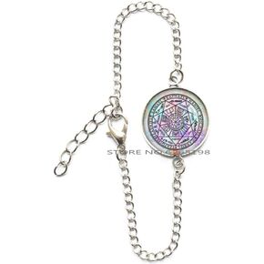 Seven archangels Seal Bangle Bracelet, esoterism, Blessing Protection,Minimalist Bracelet,Dainty Bracelet,N240