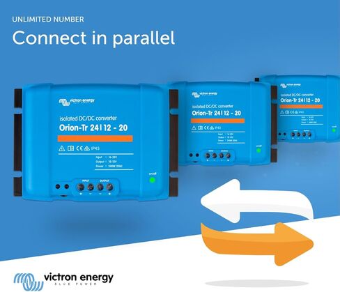 Victron Energy Orion-Tr IP43 24/12-Volt 20 amp 240-Watt Isolated DC-DC Converter in Kuwait