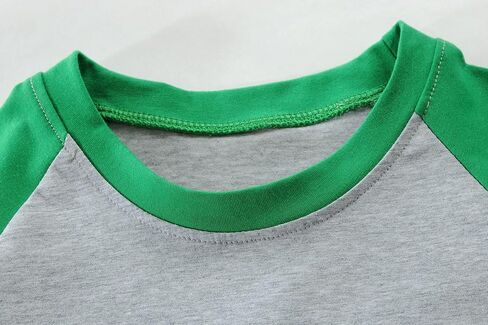 St. Patrick's Day Shirts Clover Tees Irish Shamrock Short Sleeve Dinosaur T-Shirt for Kids 2-8 Years in Kuwait