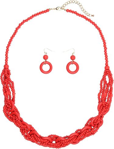 Coiris Raffia Grass Sunflower Statement Necklace Golden Tone Floral Pendant Bib Collar with Earrings for Women in Saudi Arabia