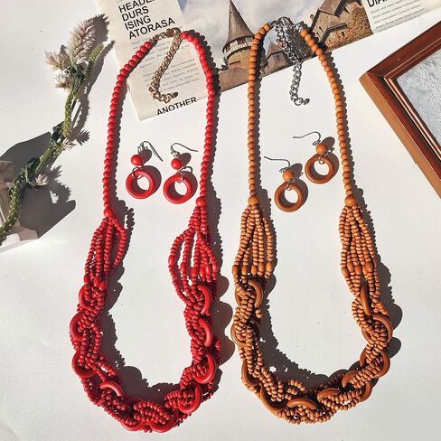 Coiris Raffia Grass Sunflower Statement Necklace Golden Tone Floral Pendant Bib Collar with Earrings for Women in Saudi Arabia