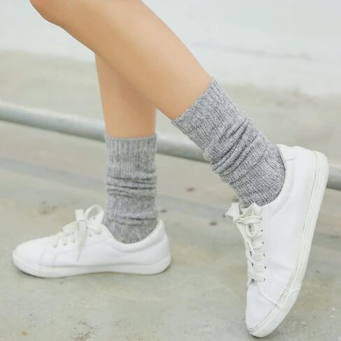 TINTAO الجوارب النسائية الشتاء الصوف السميك متماسكة الحرارية طاقم الجوارب غير رسمية ترهل العجل التمهيد الجوارب هدية الجوارب ، حجم 5-11 # W789 in Kuwait