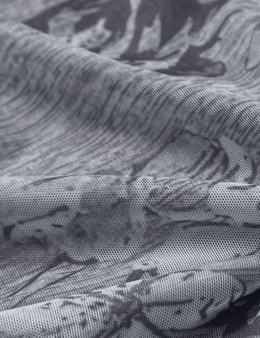 بلوزات نسائية بأكمام قصيرة، قميص تونيك صيفي أنيق وقميص شبكي مطبوع عليه زهور in Kuwait