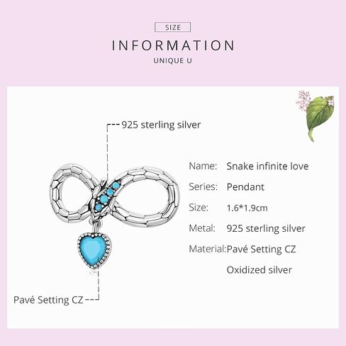 سحر إنفينيتي من الفضة الإسترليني 925 للعائلة إلى الأبد يناسب أساور باندورا قلادة للنساء in Kuwait