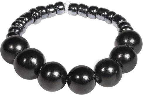 Shungite Stretch Rings | Protection Gemstone Seed Bead | Trendy Comfortable Cute Handmade Stackable | Woman Girls in Saudi Arabia
