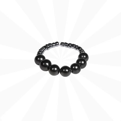 Shungite Stretch Rings | Protection Gemstone Seed Bead | Trendy Comfortable Cute Handmade Stackable | Woman Girls in Saudi Arabia