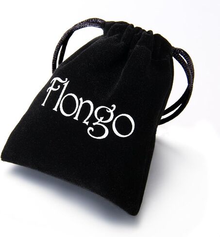 Flongo Men's Womens Punk 6PCS Stainless Steel Moon Dangle Huggie Hoops Earrings in Kuwait