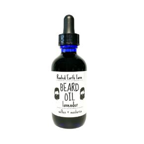 Herbal Beard Oil - Lavender Scented - 2 fl oz - Facial Hair - Conditioning - Serum for Mustaches