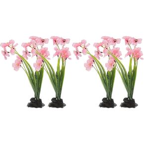 NOLITOY 2Pcs Aquarium Landscaping Silk Aquarium Plants Betta Fish Tank Accessories Fish Tank Decoration Aquatic Plant Models Aquarium Accessory