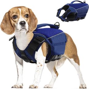 KOESON Dog Life Jacket Small, High Flotation Dog Life Vest for Swimming Boating, Reflective Adjustable Dog Floating Vest with Rescue Handle for Small Medium Large Dogs Pink XS
