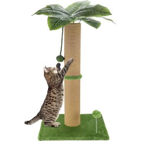 Cat Scratching Post 36 Inches Heavy Duty Palm Leaf Cat Tree with Scratching Post Large Cat Scratch Post for Adult and Kitten
