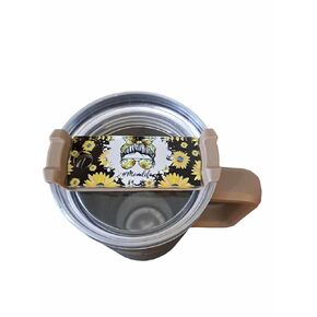 Life is Better with Dogs Tumbler Lid Topper for 40 oz Stanley Cup | Fits Stanley Quencher H2.0 and H1.0 Tumblers | Tumbler Lid Plate | Name Plate for Stanley Cup | Stanley Topper