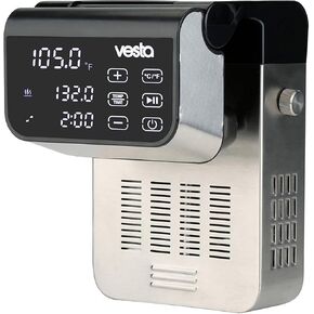 Sous Vide Precision Cooker by Vesta Precision - Imersa Expert | Powerful Pump Design | Accurate, Stable Temperature Control | Wi-Fi App Control | Touch Panel | 50 Liters | 1500 Watts