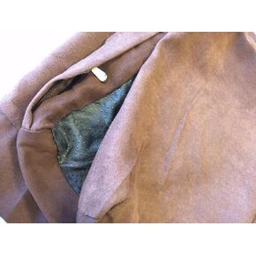 41''x27''x4'' Resistant Anti Slip Replacement Luxury Comfort Dog Bed Zippered Duvet Gusset Cover in Brown MicroSuede Fabric 100% Washable - Cover Case Only